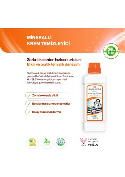 Mineralli Krem Temizleyici 1050 gr / 700 ml fiyatları
