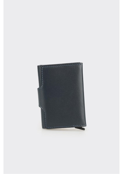 Lacivert Deri Erkek Kartlık modelleri