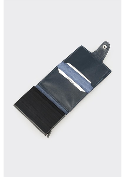 Lacivert Deri Erkek Kartlık fırsatları