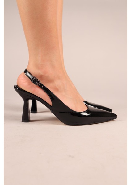 Luma Arkası Açık Stiletto Siyah fırsatları