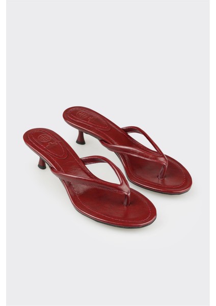 Bordo Kadın Günlük Terlik fiyatları