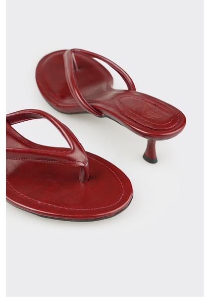 Bordo Kadın Günlük Terlik fırsatları