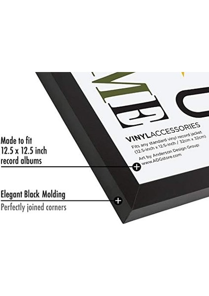 12,5 x 12,5 Albüm Çerçevesi Parlak Pleksiglas ve Şık Minimalist Tasarımlı - Duvara Monte - Asma Donanımı Dahil fiyatları