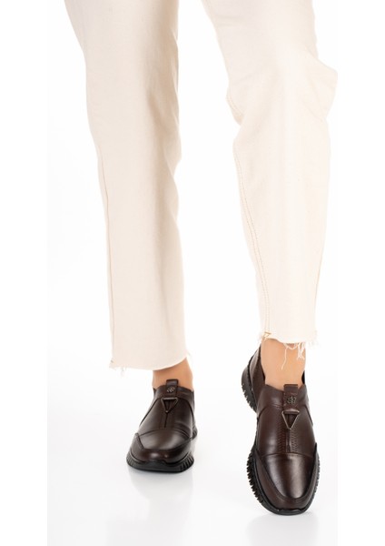 1453-1 Günlük Kadın - Tam Ortopedik - Hakiki Deri - Yarım Bot ve Ayakkabı modelleri