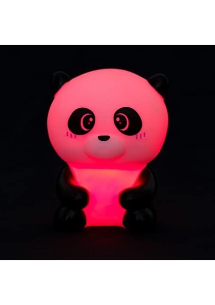 - Çocuklar Için Gece Lambası, 4 Renk, Piller Dahil, 20 Saat Kullanım Ömrü, 9 x 11,5 Cm, Panda Temalı fiyatları