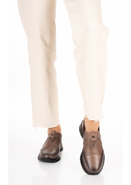 1453-1 Günlük Kadın - Tam Ortopedik - Hakiki Deri - Yarım Bot ve Ayakkabı modelleri