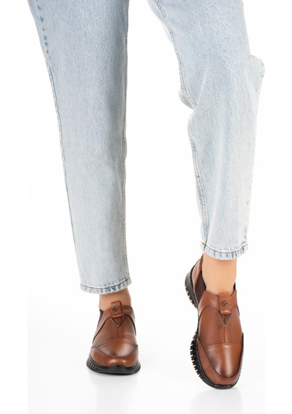 1453-1 Günlük Kadın - Tam Ortopedik - Hakiki Deri - Yarım Bot ve Ayakkabı modelleri