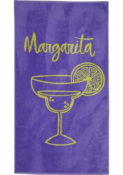 Kadın Desenli Pamuklu Plaj Havlu