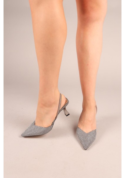Sorelle Arkası Lastikli Stiletto Platin modelleri