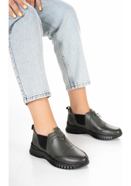 1453-1 Günlük Kadın - Tam Ortopedik - Hakiki Deri - Yarım Bot ve Ayakkabı fiyatları