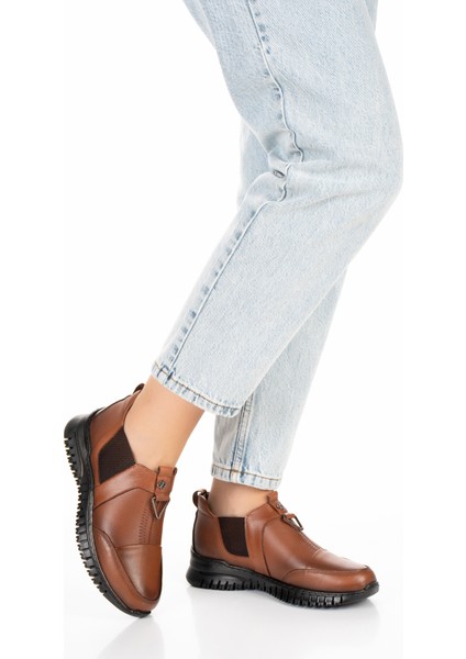 1453-1 Günlük Kadın - Tam Ortopedik - Hakiki Deri - Yarım Bot ve Ayakkabı fiyatları