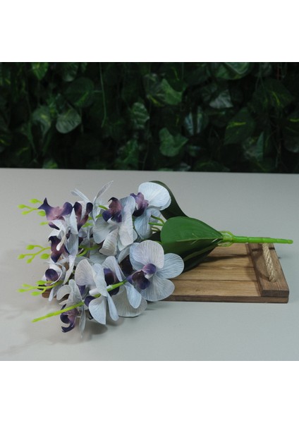 Yapay Islak Orkide 5 Dal Gerçek Dokulu Orkide 44 cm Renkli fiyatları