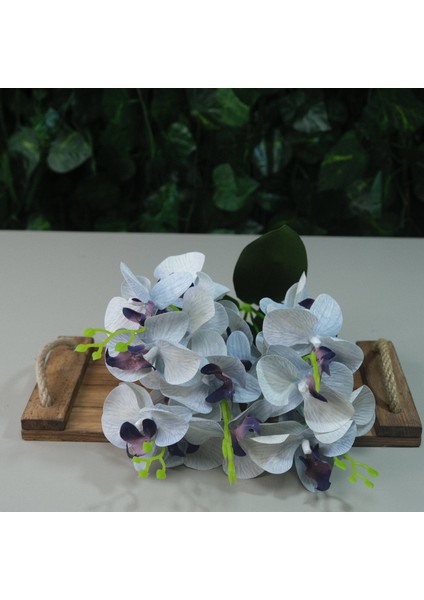 Yapay Islak Orkide 5 Dal Gerçek Dokulu Orkide 44 cm Renkli modelleri