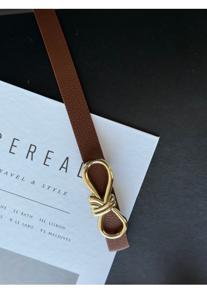 Gold Toka Detaylı Kadın Kemer modelleri