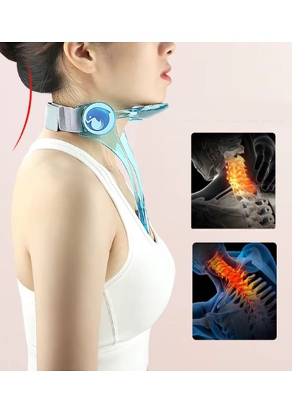 Boyun Destek Korsesi - Boyun Desteği Bilgisayar Kullanırken Kullanıma Uygun Boyun Omurga Düzleştirme indirimleri