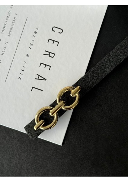 Gold Tokalı Ince Kemer