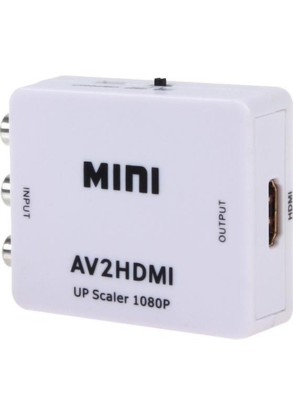 5345 Rca Av To Hdmı Çevirici Dönüştürücü Adaptör Rca Ve Scart Portlu Cihazları Artık Rahatlıkla Hdmı Portu Olan Cihazlara Bağlayabilirsiniz.