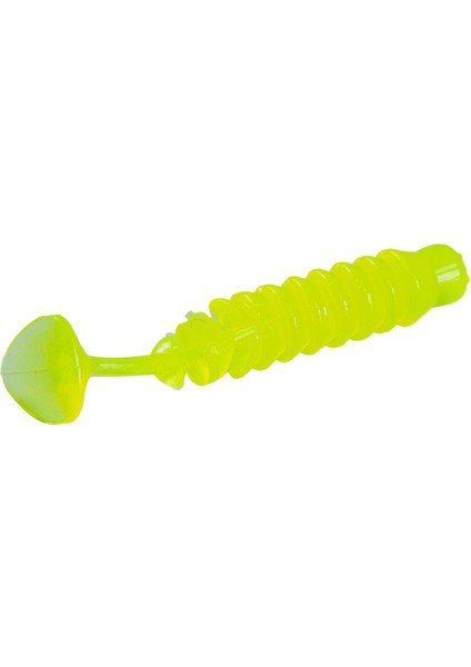 Silikon Kurt Yem - 1,5g 45MM - Fishack Wormix - 10 Adet - Uv Silikon- Fluo Green modelleri