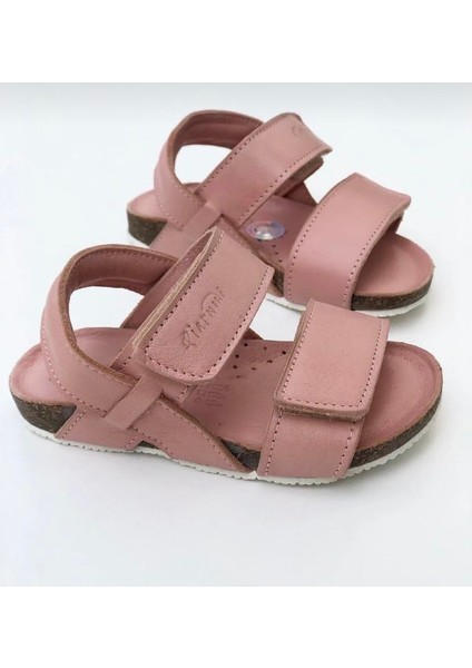 Pudra Ortopedik Hakiki Deri Sandalet