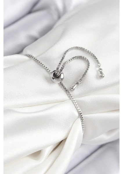 Bfs Pirinç Zirkon Taşlı Kiraz Model Gümüş Renk Asansörlü Kadın Bileklik fiyatları