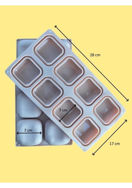 Silikon Kek Kalıbı Kare fiyatları