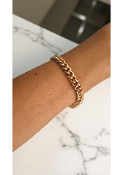 Paslanmaz Çelik Gurmet Rose Gold Bileklik