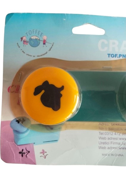 Çift Taraflı Şekilli Delgeç, Şekilli Punç 2,5cm Kaplumbağa-Tavşan fırsatları