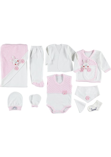 10'lu Zıbın Seti Hastane Çıkışı 0-3 Ay Lüks Set