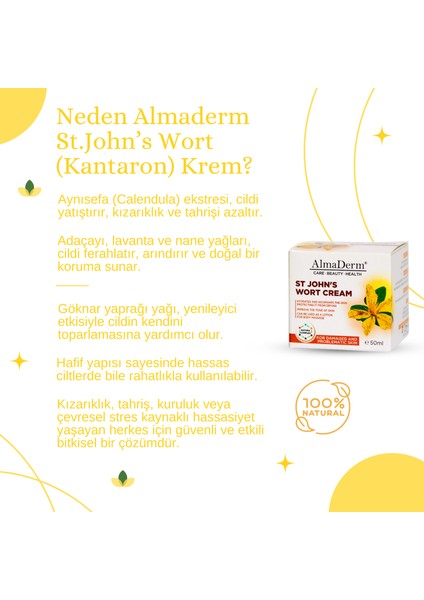 Sarı Kantaron Kremi – St. John’s Wort Cream fiyatları