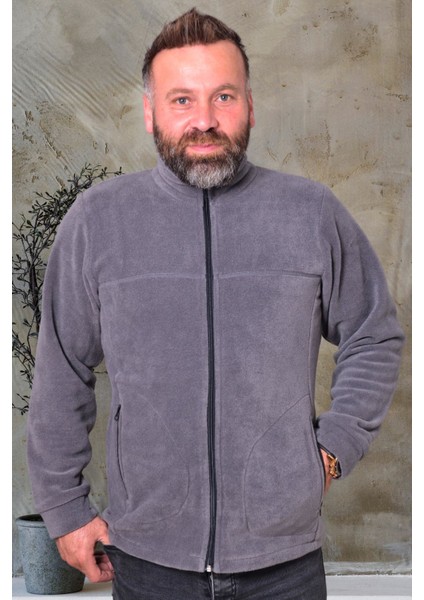 Erkek Kalın Füme Polar Mont fırsatları