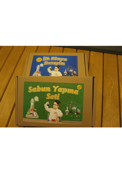Ilk Kimya Deneyim – Sabun Yapma Seti / Kimya Deney Seti, Fen Bilimleri Deney Seti, Kimya Eğitimi ve Dıy Hobi Kiti