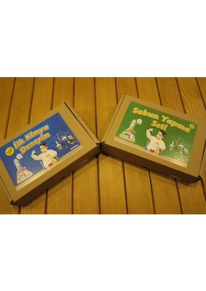 Ilk Kimya Deneyim – Sabun Yapma Seti / Kimya Deney Seti, Fen Bilimleri Deney Seti, Kimya Eğitimi ve Dıy Hobi Kiti fırsatları