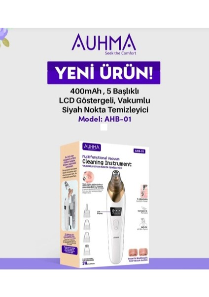 Vakumlu Siyah Nokta Temizleyici