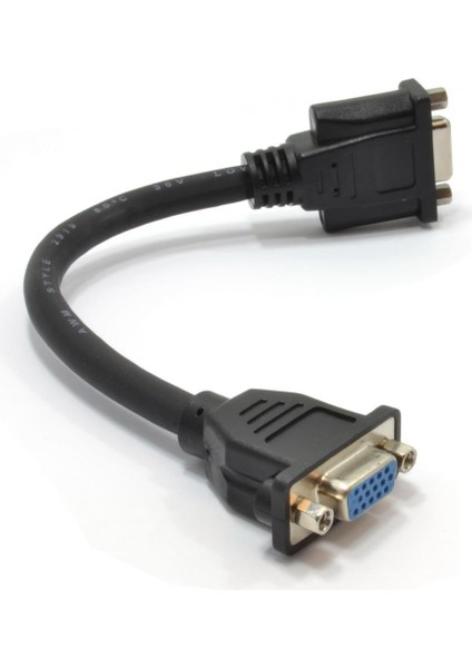 Vga Panel Tipi Dişi - Dişi Ara Kablo 30 Cm