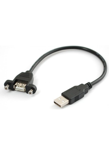 Usb 2.0 Panel Tipi Vidalı Uzatma Kablosu 50 Cm