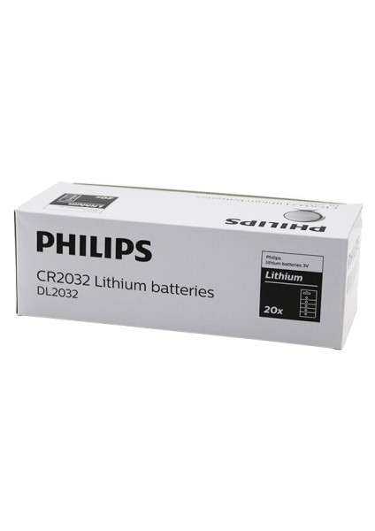 PHILIPS LİTHİUM CR-2032 PARA PİLİ 3V 5Lİ KART (4915)
