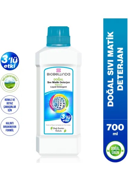 3 Etkili Sıvı Matik Deterjan 700 ml