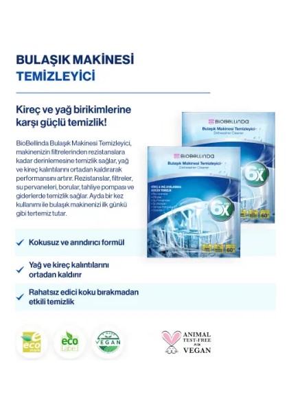 Bulaşık Makinesi Temizleyici 50 gr x 2 fiyatları