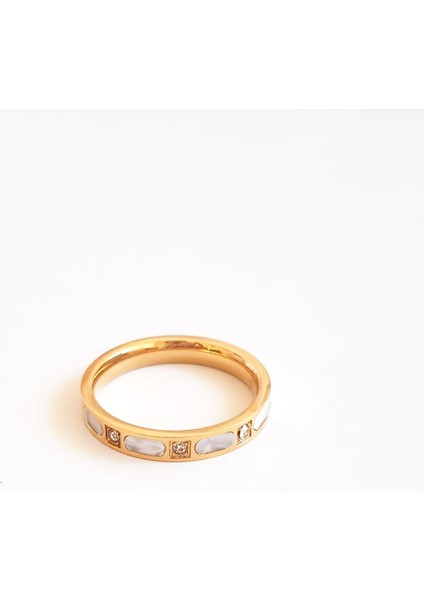 Çelik Mineli ve Taşlı Yüzük