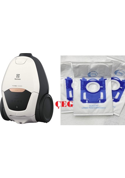 PD82-ALRG Toz Torbalı Süpürge, Ultra Sessiz, Süpürge Torbası Çeg