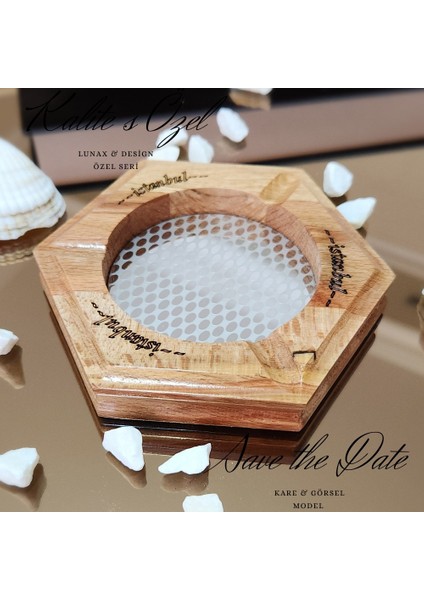 Altıgen Şehir Logolu Küllük modelleri