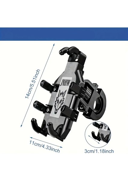 Titreşim Modüllü Motosiklet Telefon Tutucu