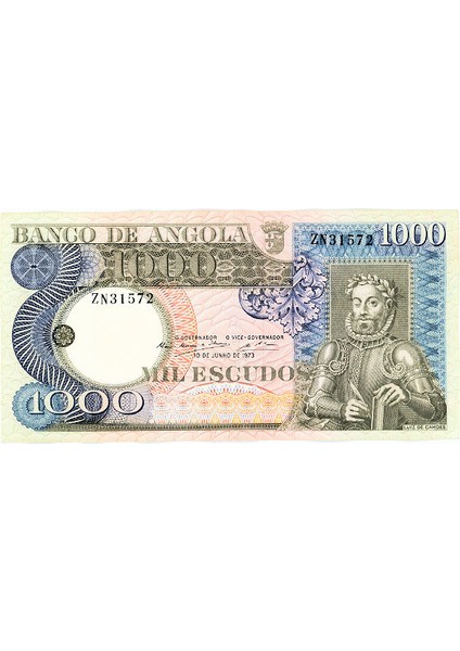 Angola 1000 Escudos 1973 - Çil Banknot *unc fiyatları