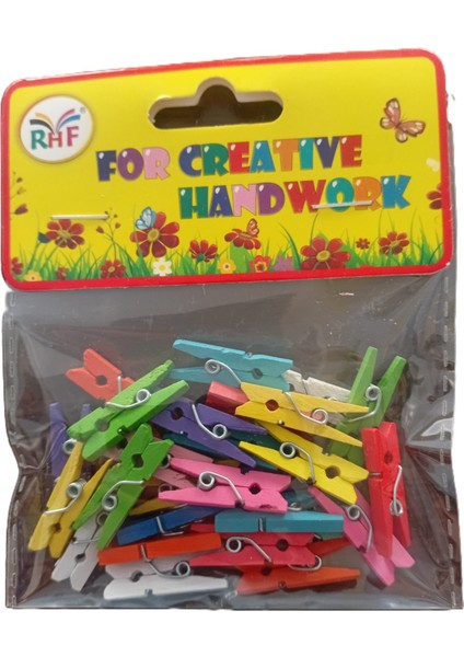 Mini Renkli Mandal 20 ADET 3.5 CM