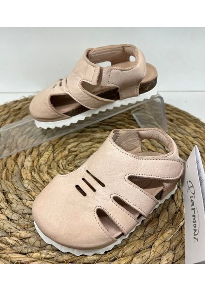Pudra Ortopedik Deri Sandalet