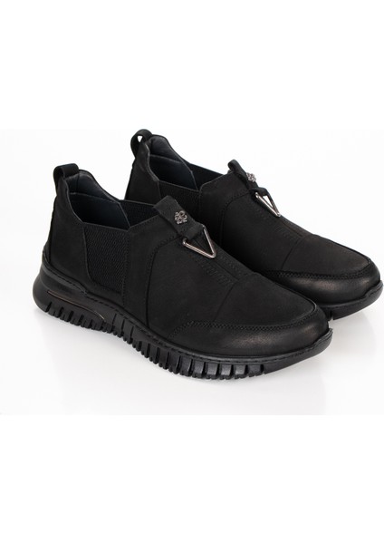 1453-1 Günlük Kadın - Tam Ortopedik - Nubuk Hakiki Deri - Yarım Bot ve Ayakkabı fırsatları