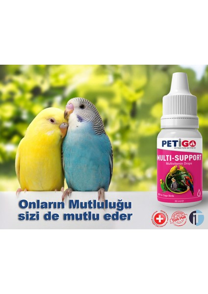 - Kafes Kuşları Için Vitaminler / Mineraller - 30ML Multi Vitamin ( Multi-Support ) fiyatları