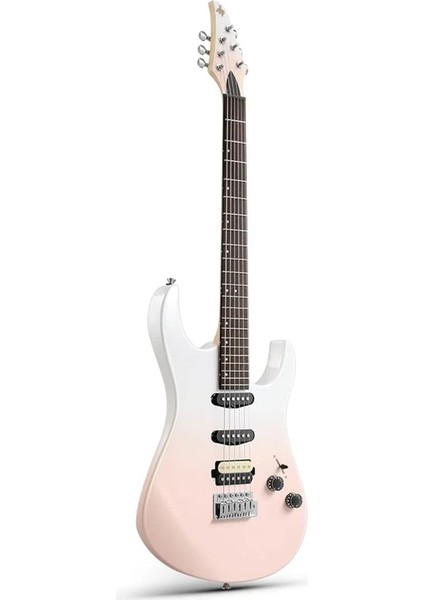 Dmt-66 Elektro Gitar (Pink-White Gradient)