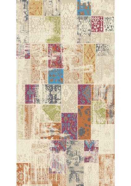 Butikhafsa Dijital Baskı Dokuma Taban Halı Yıkanabilir Kilim Yolluk Dört Mevsim Kaymaz Taban Koridor Mutfak ve Oda Kesme Yolluk Halı