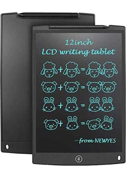 12 Inc Writing LCD Grafik Dijital Kalemli Çizim Tableti Yazı Tahta Not Yazma Eğitim Tableti